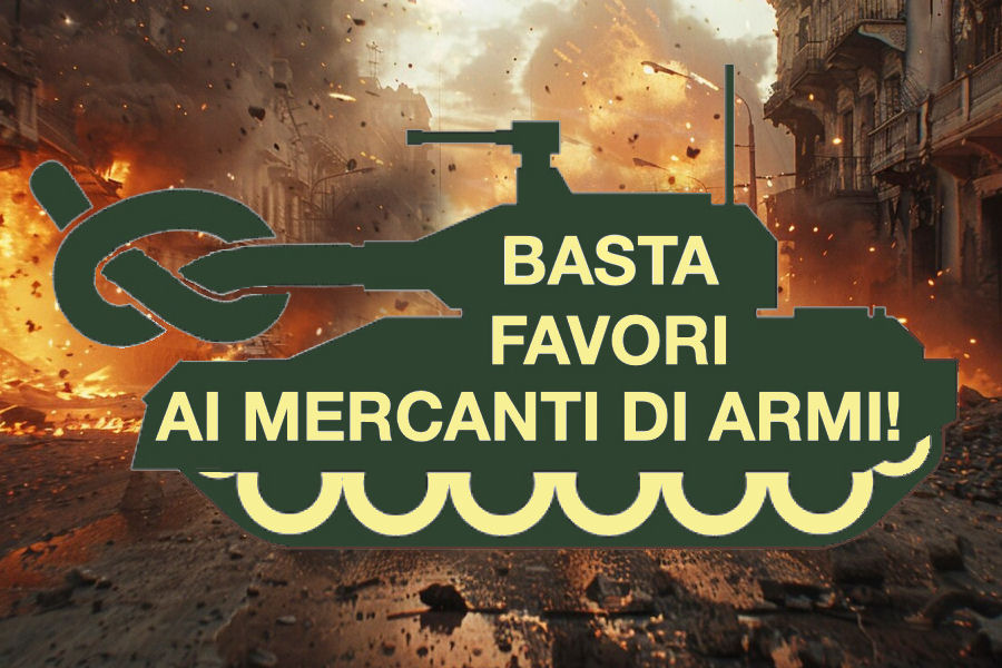 Basta favori ai mercanti di armi